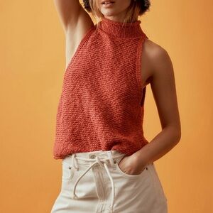 Pilcro Women's Sleeveless Knit Sweater - Pink- NWOT